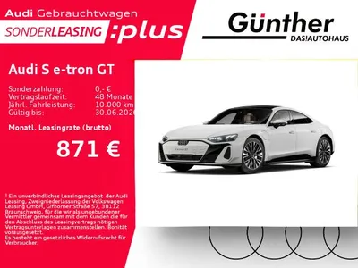 Audi Audi S e-tron GT +AUDI EXCLUSIV+SITZBELÜFTUNG+ALLRADL im Leasing von Null-Leasing
