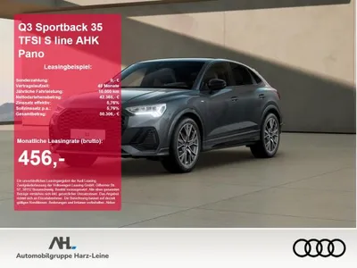 Audi Audi Q3 Sportback 35 TFSI S line AHK Pano 2xKlima ACC im Leasing von LeasingMarkt.de