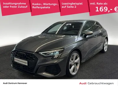 Audi Audi S3 Sportback 2.0 TFSI quattro Kamera Navi virtua im Leasing von Null-Leasing
