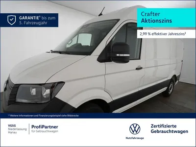 VW Volkswagen Crafter Kasten Mittel Klima Vorb. AHK Sitzhzg. im Leasing von Null-Leasing