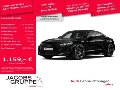 Audi Audi RS e-tron GT Facelift/All Black/S-Sitze/Laser/Pano/HuD/360° im Auto Abo von LeasingTime
