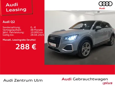 Audi AUDI Q2 advanced 30 TDI AHK INTERIEUR S LINE E-KLAPPE im Auto Abo von Null-Leasing