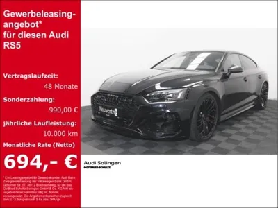 Audi Audi RS5 Sportback  Matrix B&O Head-Up 360 Kamera RS-Modell im Auto Abo von LeasingMarkt.de