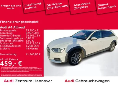 Audi Audi A4 allroad quattro 40 TDI AHK virtual DAB im Auto Abo von Null-Leasing