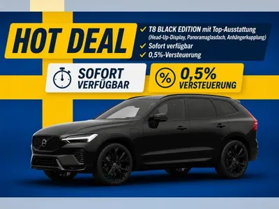 Volvo Volvo XC60 T8 PHEV AWD Plus Black Edition *DEAL+SOFORT VERFÜGBAR* im Leasing von LeasingMarkt.de