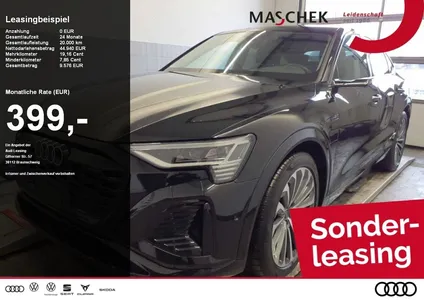 Audi Audi Q8 e-tron Sportback S Line Pano Matrix Memory 36 im Leasing von Null-Leasing