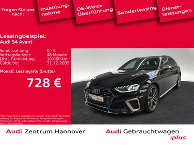 Audi AUDI S4  Avant quattro 3.0 TDI ACC virtual Keyless Navi im Auto Abo von Null-Leasing