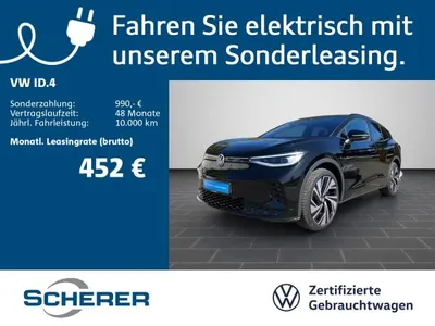VW Volkswagen ID.4 GTX 4M 82kWh PANI AHK RFK WÄPU MATRIX im Leasing von LeasingMarkt.de
