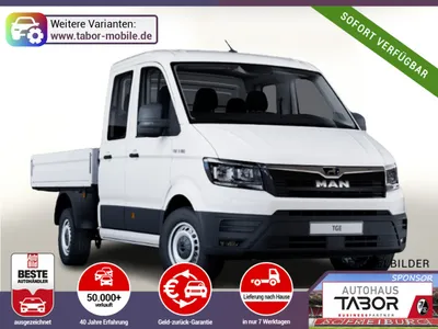 MAN MAN TGE Pritsche DoKa 2.0 TDI 177 Aut.4M Temp SmartL im Leasing von 9drive