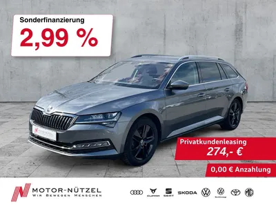Skoda Skoda Superb Combi 2.0 TDI DSG STYLE BEAM+NAVI+ACC+SHZ im Leasing von Null-Leasing