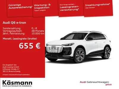 Audi Audi Q6 e-tron qu WINTERRÄDER S line 360° HUD PANO MATRIX B&O LUFT im Leasing von LeasingMarkt.de