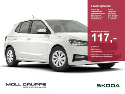 Skoda Skoda Fabia 1.0 TSI Selection 2xKLIMA ACC AUT KAM LED im Leasing von Null-Leasing