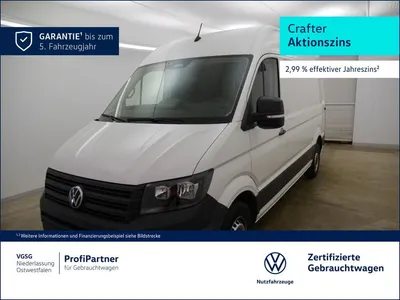 VW Volkswagen Crafter Kasten Mittel Vorb. AHK Navi ParkAssist im Leasing von Null-Leasing