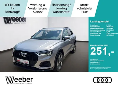 Audi Audi Q3 *AHK*NAVI*LED*SONOS*SHZ*KEYLESS*5J GAR* AHK im Leasing von Null-Leasing