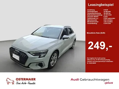 Audi Audi A3 Sportback ADVANCED 30 TDI LED.ACC.VIRTUAL.NAV im Leasing von Null-Leasing