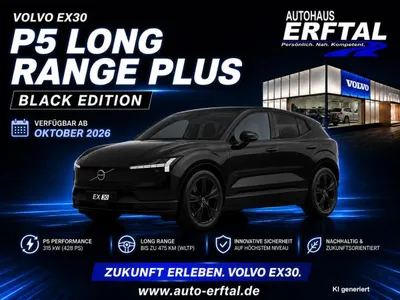 Volvo Volvo EX30 P5 Long Range Plus Black Edition im Leasing von LeasingMarkt.de
