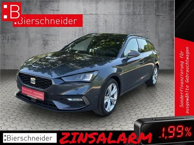 Seat Seat Leon Sportstourer 2.0 TDI DSG FR AHK KAMERA NAVI im Leasing von Null-Leasing