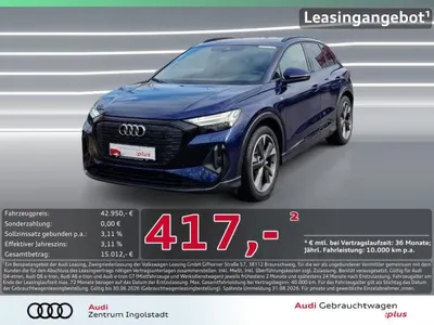Audi Audi Q4 e-tron 35 S line MATRIX PANO AHK NAVI 360° im Leasing von LeasingMarkt.de