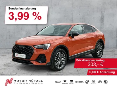 Audi Audi Q3 Sportback 35 TFSI S-TR S-LINE 5JG+LED+NAV+AHK im Leasing von Null-Leasing