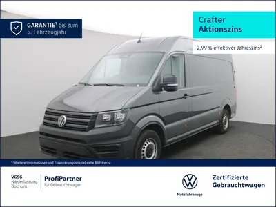 VW Volkswagen Crafter Kasten mittlerer Radstand AHK Hochdach im Leasing von Null-Leasing
