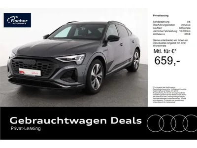 Audi AUDI Q8 e-tron Sportback 55 qu. S line AHK/Matrix/HUD im Auto Abo von Null-Leasing