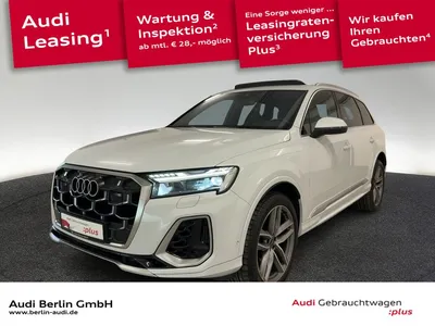 Audi Audi SQ7 TFSI tiptr. AHK STDHZG 7.SITZER HUD PANO RFK im Leasing von Null-Leasing