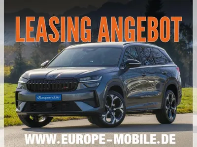 Skoda Skoda Kodiaq RS TOP 2.0 TSI 195kW 4x4 DSG (UVP 66.679€) 7-SITZE/PANO/MATRIX/TRAILER/WINTER/360/5J.GARANTIE/CA im Leasing von LeasingTime
