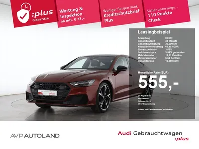 Audi Audi A7 Sportback 45 TDI quattro S tron S line PANO im Leasing von Null-Leasing