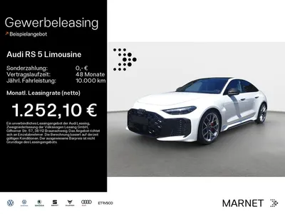 Audi Audi RS 5 Limousine 5 470 kW tiptronic im Leasing von Null-Leasing