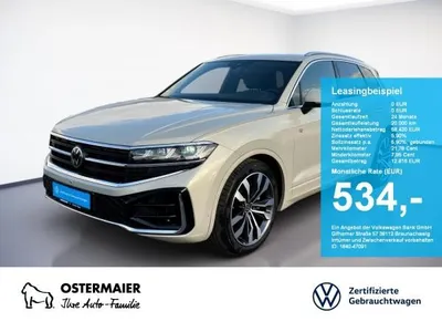 VW Volkswagen Touareg R-LINE 3.0TSI NP.115T ACC.5J-G.AHK.STHZG.DYNAMIC.AREA-VIEW.NAVI.LUFT im Auto Abo von LeasingMarkt.de