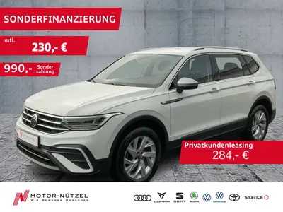 VW Volkswagen Tiguan Allspace 2.0 TDI DSG LIFE LED+NAV+ACC+AHK im Leasing von Null-Leasing