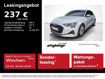 Audi Audi A3 Sportback advanced 35 TFSI ACC+KAMERA+NAVI im Leasing von LeasingMarkt.de