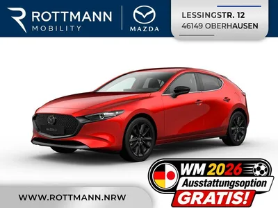 Mazda Mazda 3 SoMo e-SKYACTIV-G 2.5 140ps Aut. HOMURA im Leasing von Null-Leasing