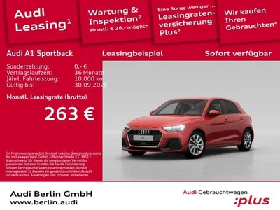 Audi Audi A1 Sportback Advanced 25 TFSI S tr. im Auto Abo von LeasingMarkt.de