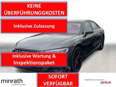 Audi Audi S8 4.0 TFSI Q LEDER+ MATRIX+PANO+APP+DAB+HUD im Leasing von LeasingMarkt.de