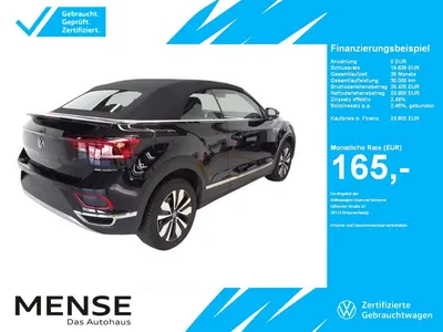 VW Volkswagen T-Roc Cabriolet 1.0 TSI Style MOVE Beats|CarPlay im Leasing von Null-Leasing