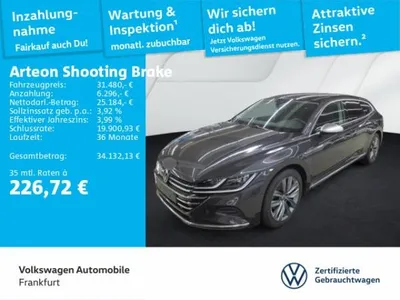 VW Volkswagen Arteon Shooting Brake 2.0 TSI DSG Elegance Navi AHK IQ.LIGHT - LED-Scheinwerfer Sprachbedienung im Auto Abo von LeasingTime