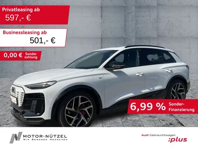 Audi Audi Q6 e-tron QU S-LINE MATRIX+HuD+B&O+AIR+AHK+PANO im Leasing von Null-Leasing