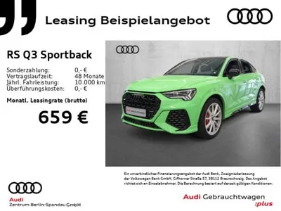 Audi Audi RS Q3 Sportback RSQ3 Sportback *MATRIX*PANO*SONOS*360°*AHK*NAV+* im Auto Abo von LeasingMarkt.de