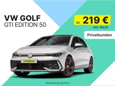 VW Volkswagen Golf GTI EDITION 50 | Privat im Auto Abo von LeasingTime