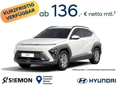 Hyundai Hyundai KONA Elektro Select ⚡ MY 26 ⚡ 49kWh ⚡ kurzfristig verfügbar ⚡ andere Farben möglich ⚡ im Auto Abo von LeasingMarkt.de