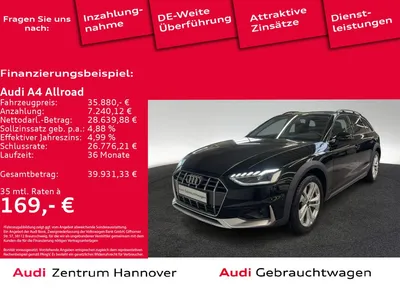 Audi Audi A4 allroad 40 TDI quattro AHK LED Kamera Navi Te im Auto Abo von Null-Leasing