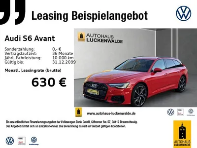 Audi Audi S6 Avant *StdHz*360°*HuD*B&O*LUFT*Opt.-Schwarz* im Auto Abo von Null-Leasing