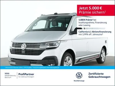 VW Volkswagen T6.1 California Ocean 4Motion AHK Kamera Navi LED im Auto Abo von LeasingMarkt.de
