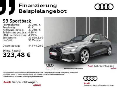 Audi Audi S3 Sportback *MATRIX*B&O*NAV+*ACC*Opt.-Schwarz+* im Auto Abo von Mobile.de