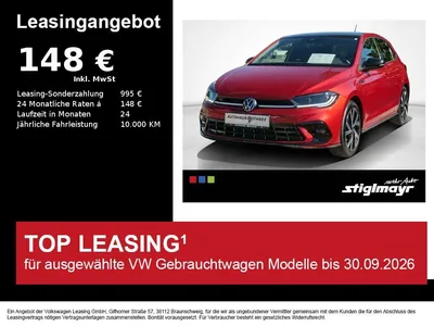 VW Volkswagen Polo R-line 1.0 TSI BEATS+IQ-LIGHT+NAVI+Alu-17` im Leasing von Null-Leasing