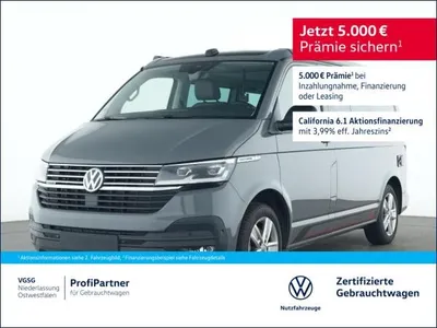 VW Volkswagen T6.1 California Ocean Edition 4Motion AHK Navi LED im Auto Abo von LeasingMarkt.de
