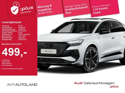 Audi Audi Q4 55 e-tron quattro S line AHK | PANO | SONOS im Auto Abo von Null-Leasing