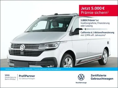 VW Volkswagen T6.1 California Ocean Edition 4Motion AHK Navi LED im Auto Abo von LeasingMarkt.de