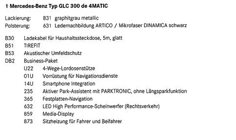 Mercedes Mercedes-Benz GLC 300 de im Auto Abo von Faaren